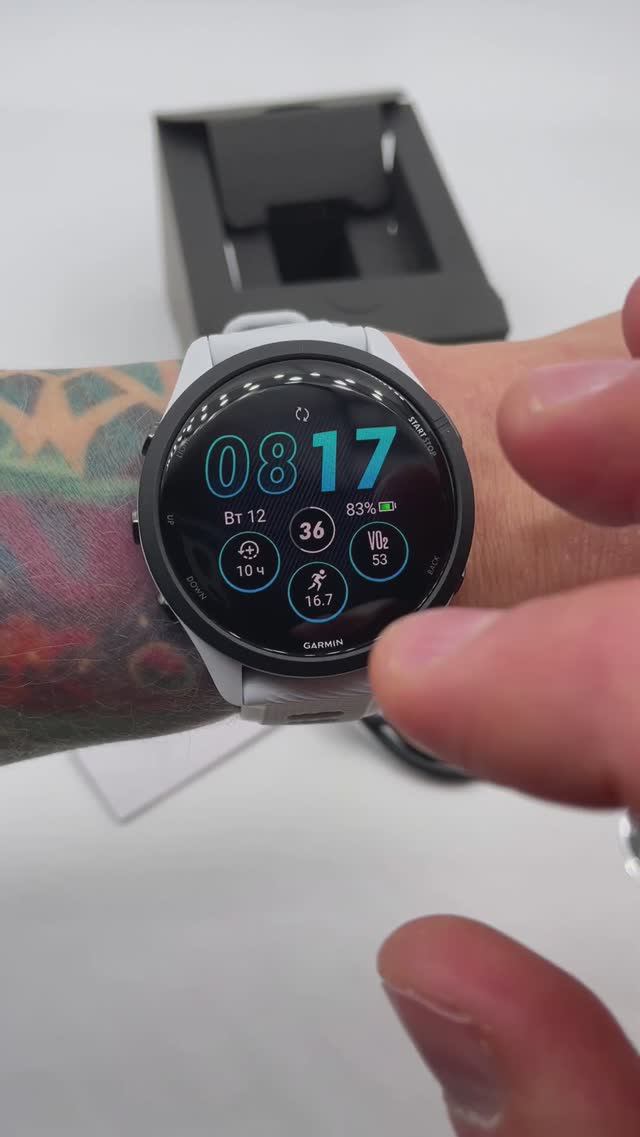 Garmin Forerunner 265 - распаковка смотреть онлайн