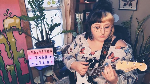 Happier Than Ever - Billie Eilish (ukulele cover) смотреть онлайн