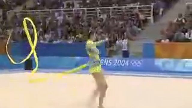 Olympic Games Athens 2004 - Eleni Andriola GRE ribbon final смотреть онлайн
