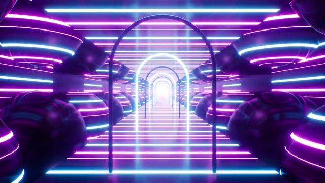 4k Neon Lights World VJ Loop Background - live wallpaper windows 11 - Motion 4k Screensaver смотреть онлайн