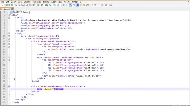 Bootstrap Complete Course # 23/65 Collapsible List Group and Accordion смотреть онлайн