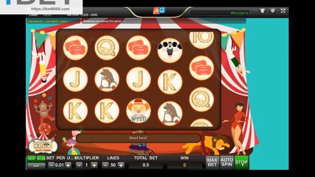 iAG Crazy Circus Slot Game │ibet6888.com смотреть онлайн