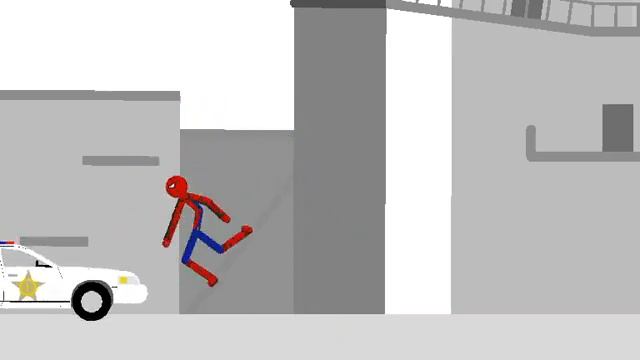 stick nodes spider man vs cops car || just tried || смотреть онлайн