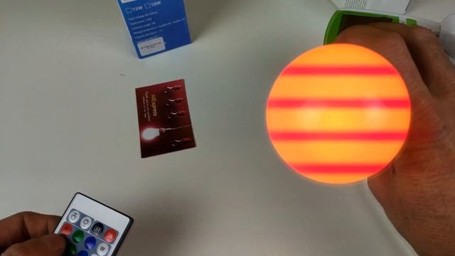 Светодиодные RGB лампы с пультом дистанционного управления и множеством режимов и цветов из Китая. смотреть онлайн