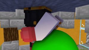 Too big fat Minecraft Vore in combat - Minecraft Animation