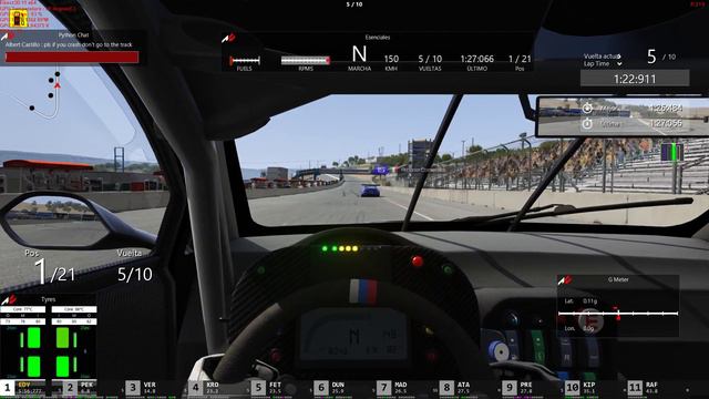 Carrera online / Laguna seca / Assetto Corsa смотреть онлайн