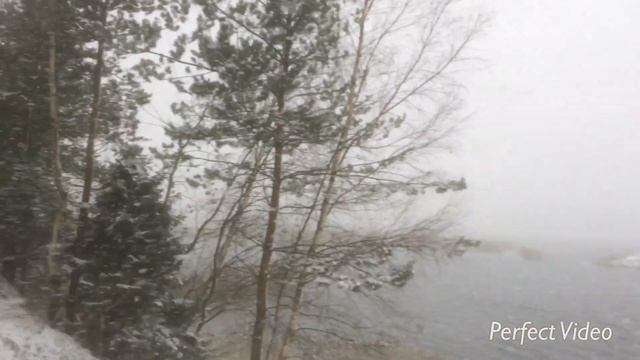 СИЛЬНЫЙ СНЕГОПАД В ТВЕРИ 1 АПРЕЛЯ -  Метель Красиво как в сказке...!!!