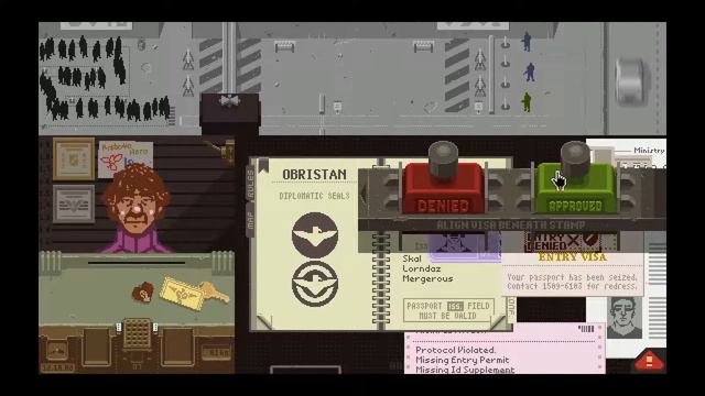 The Salty Inspector | Papers, Please Episode 8 смотреть онлайн