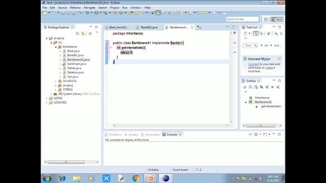 Java Tutorial in Tamil-29:Interface in java смотреть онлайн