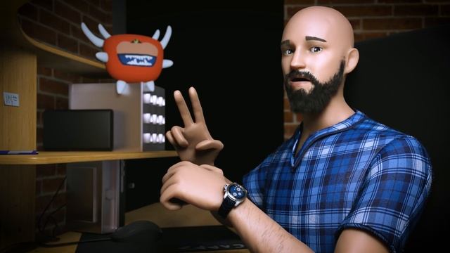Тест персонажной анимации в Blender! Алексей Макаренков! смотреть онлайн