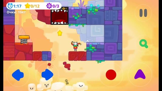 Играю в Cattch. Новейший платформер!!! смотреть онлайн