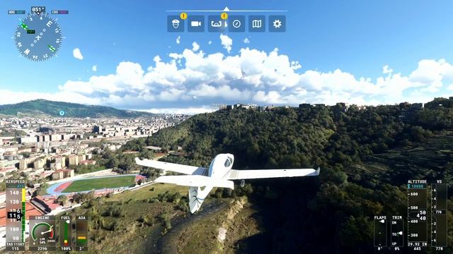 Microsoft Flight Simulator Xbox Series S Геймплей 30 FPS