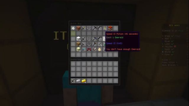 Челендж без блоков МАЙНКРАФТ BEDWARS смотреть онлайн