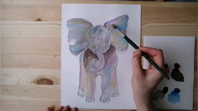 Мастер-класс по рисованию слона для детей смотреть онлайн