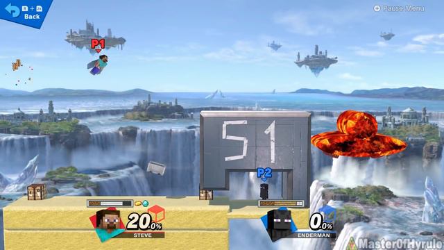 Super Smash Bros. Ultimate - Can Minecraft Steve COMPLETE These 12 Challenges WITHOUT USING BLOCKS? смотреть онлайн