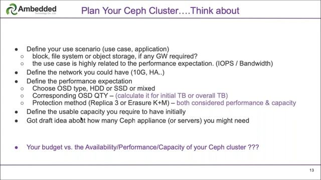 Building Scalable Enterprise Storage Using Ambedded Ceph SDS Mars Solution