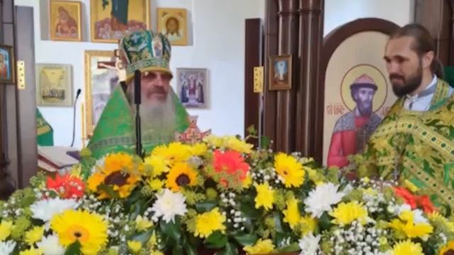 Слово архимандрита Амвросия (Макара) после Литургии в Храме св.блгв. кн. Александра Невского смотреть онлайн