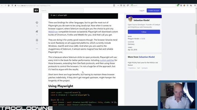 Playwright, Selenium and Perl смотреть онлайн