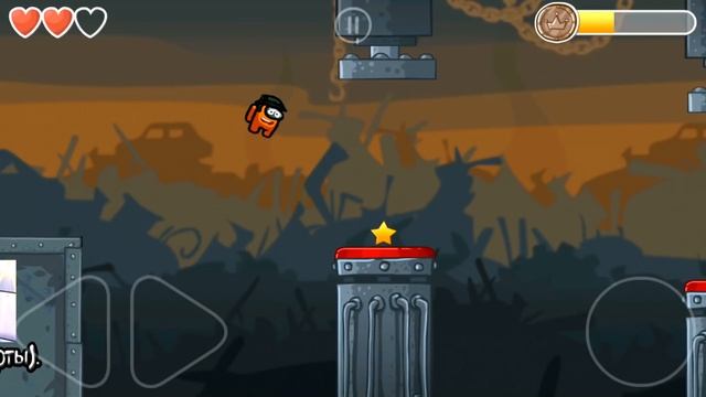 Красный шарик против Амонгас БОСС мод ПРОХОЖДЕНИЕ игры Ред Бол 4 Among US Red Ball. смотреть онлайн