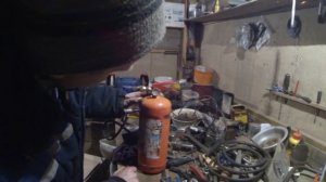 Нагнетатель масла из огнетушителя