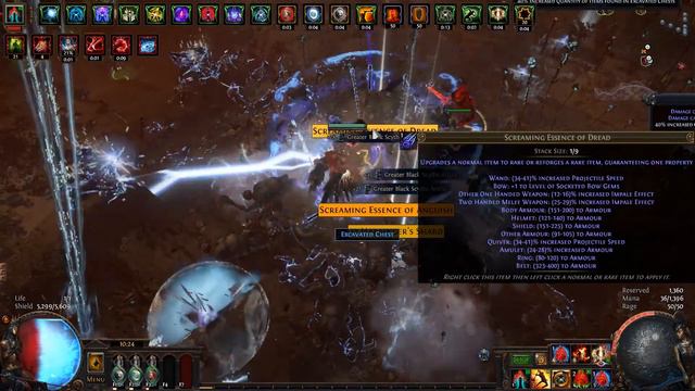 Poe 3.17 Aura/Armour stacking Smite, level 83 logbook&Vorana (w/o mageblood) смотреть онлайн