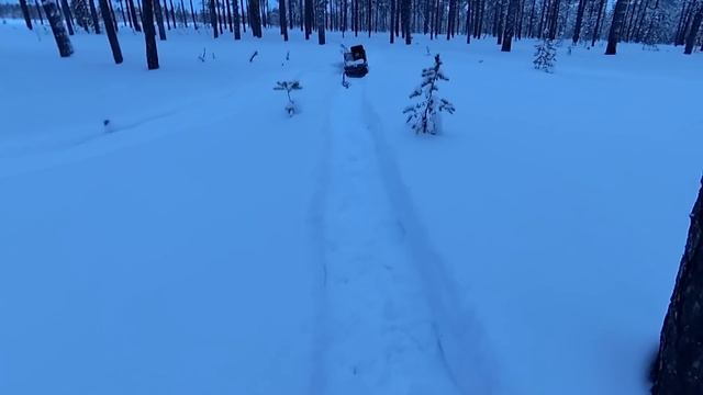 СМОТРЕТЬ всем, ЖЕСТЬ!!! Мотобуксировщик LONG 3333*500. Снег 60 см. смотреть онлайн