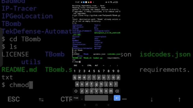 how to make Tbomb in termux | live proof ?? not fake | hacking | bomb virus смотреть онлайн