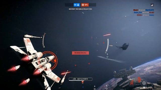 Starfighter Assault Gameplay {Fondor Shipyard} {Star Wars Battlefront 2} смотреть онлайн