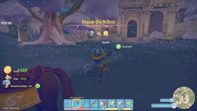 My Time At Portia - P76 - Bleeding Heart + Keys Mission + Piggy Bot + Repair The Robot. смотреть онлайн