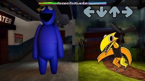 [New Voice] Roblox Rainbow Friends Chapter 2 VS Rainbow Friends Chapter 1 | Friday Night Funkin Mod