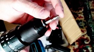 ШУРУПОВЁРТ  Хаймердингер(Heimerdinger) Для зимней рыбалка и дома/Запорный шпиндель потрона есть