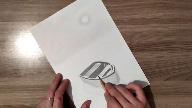 Рисуем лодку простым карандашом. Простой пейзаж.Draw a boat with a simple pencil. Simple landscape. смотреть онлайн
