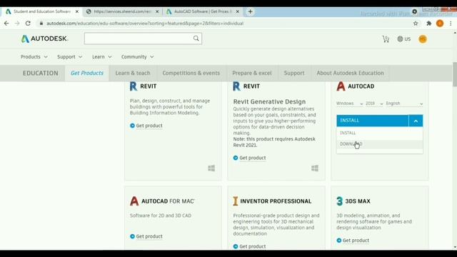 AUTOCAD FREE DOWNLOAD AND INSTALL | STUDENT VERSION | INSTALL FOR 1 YEARS | STUDENT LICENCE KEY смотреть онлайн