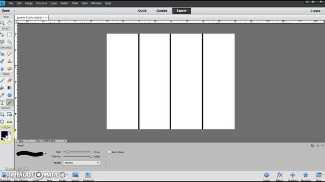 Pencil, Bucket and Color Picker tools in Photoshop Elements 11.0 смотреть онлайн
