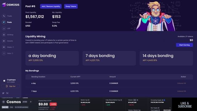 HOW TO BOND LP TOKENS IN OSMOSIS | OSMOSIS GUIDE смотреть онлайн
