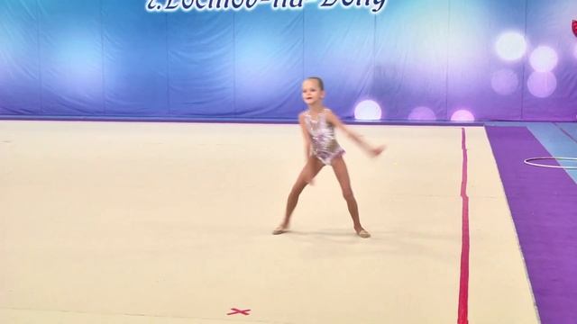 Крестьянинова Алиса, 6 Лет, Художественная гимнастика Донская осень г. Ростов-на-Дону, 2.09.2022г. смотреть онлайн
