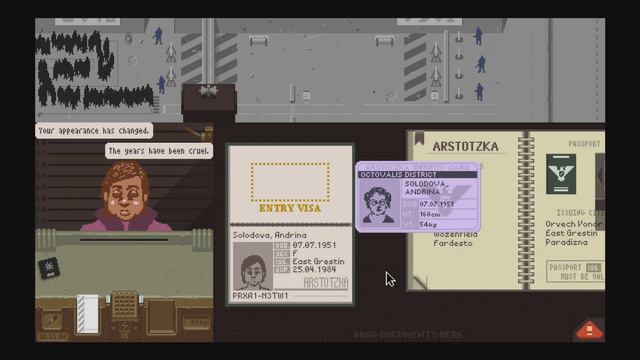 Papers Please :: Diplomats :: Ep 3 :: Z One N Only смотреть онлайн