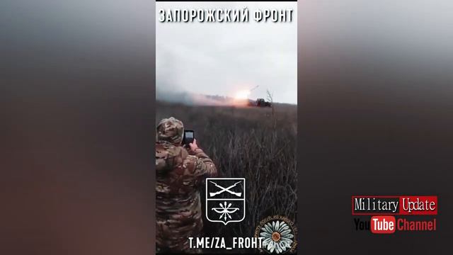 Massive Fire!! Russian TOS-1A and Tanks ambush Ukrainian Troops смотреть онлайн