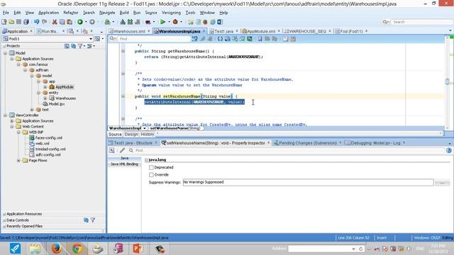 آموزش Oracle ADF 11G R2 - 9 Entity Objects LifeCycle смотреть онлайн