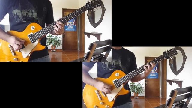 Paramore Playing god Guitar dual cover with tabs смотреть онлайн
