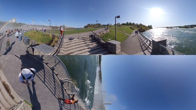 INSTA 360 ONEX VR VIDEO HD NIAGARA FALLS NEW YORK STATE. ВОДОПАД НИАГАРА В США ВИДЕО 360 ГРАДУСОВ смотреть онлайн