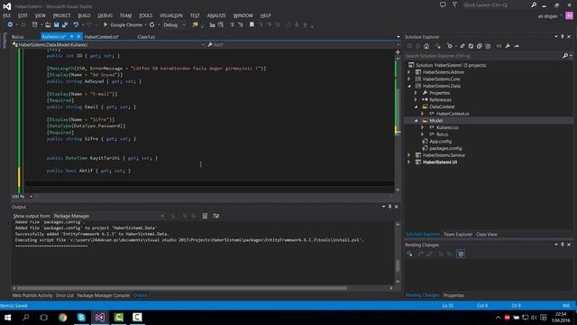 Asp.NET MVC Haber Portalı Ders 1 смотреть онлайн