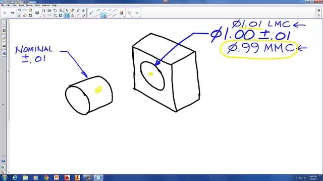 Tolerancing Basics: Calculating a Fit between and Cylinder and a Hole смотреть онлайн