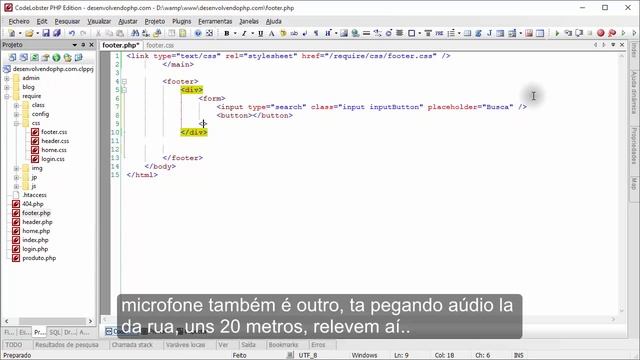 #50 - PHP Criando Footer da Loja - Curso Loja Virtual GRÁTIS desenvolvendoPHP - HTML5 смотреть онлайн