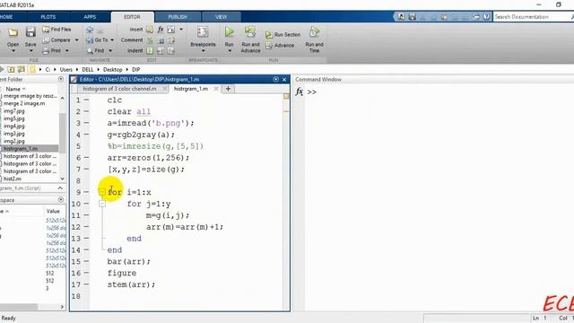 Histogram of 3 channels of RGB image in MATLAB | Digital image processing part-9 смотреть онлайн