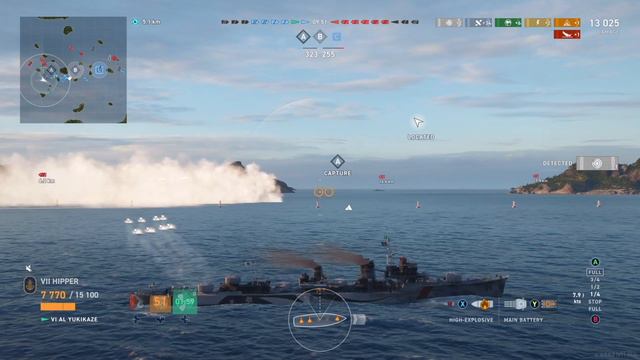 Azur Lane Yukikaze (World of Warships: Legends Xbox Series X) смотреть онлайн