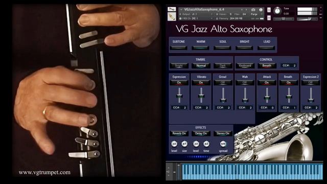 AKAI EWI4000s and Jazz Alto Saxophone sound library for NI Kontakt. Brass, woodwind, orchestral vst смотреть онлайн
