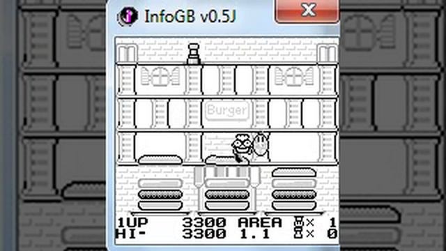 BurgerTime Deluxe - Nintendo Game Boy - emulador InfoGB 0.5J - testeado Windows 7 x64 смотреть онлайн