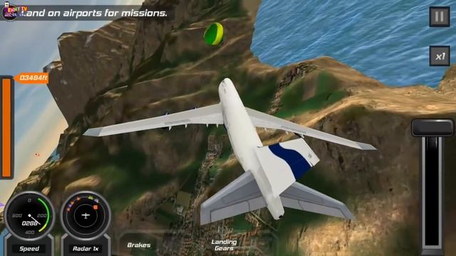 Airplane Flying Flight Pilot Simulator Games -  Boeing 747 Free Flight Contracts Coins $