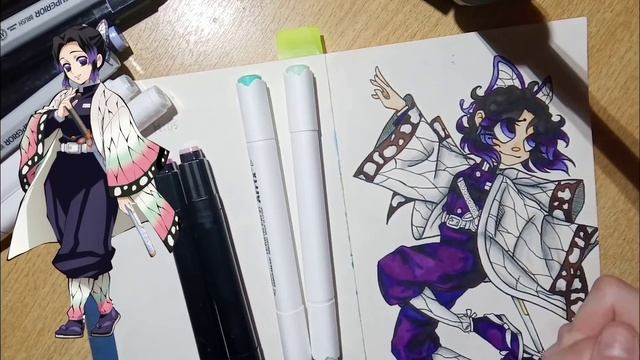 SPEEDDRAW ШИНОБУ + БОЛТЛИВЫЙ | SHINOBU DEMON SLAYER